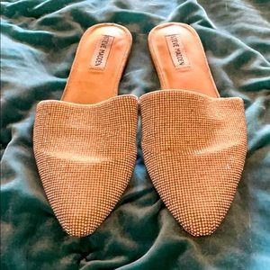 Steve Madden slip on shoes w/ rhinestones